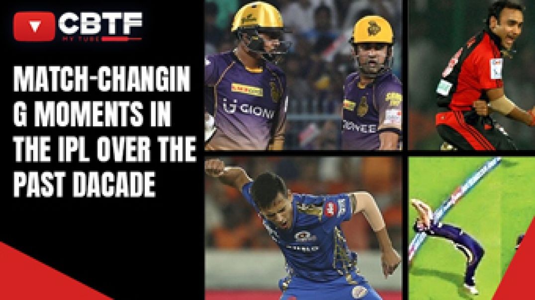 ⁣MATCH CHANGING - 6MOMENTS IN IPL OVER THE PAST DECADE