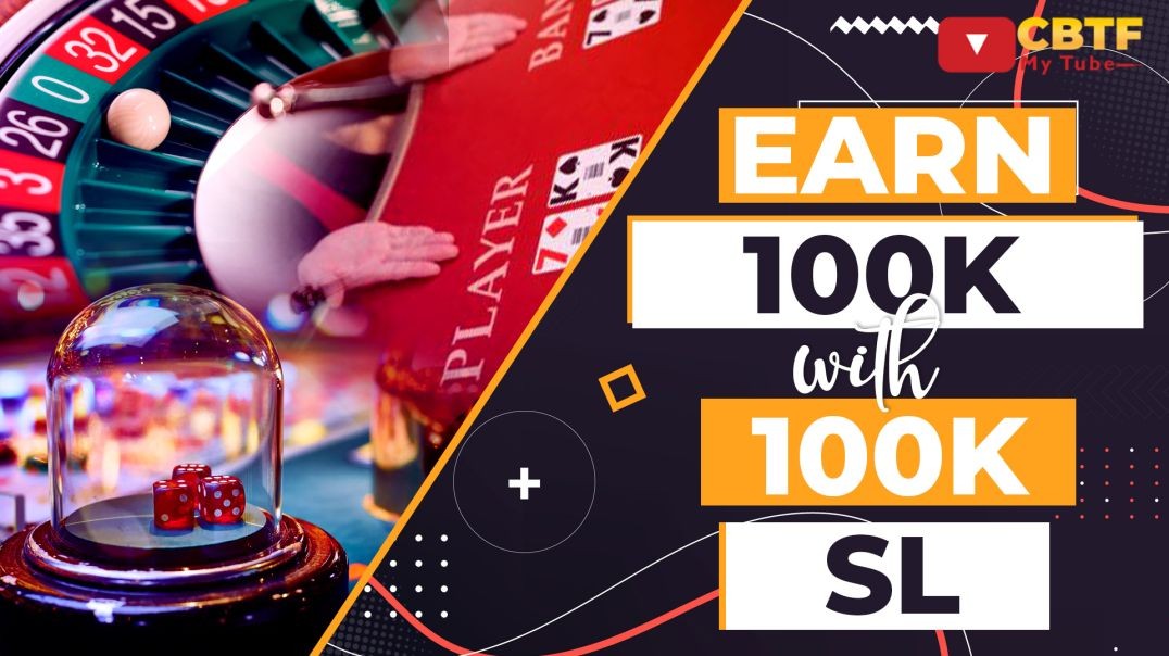 ⁣Earn 100K With 100K StopLoss In Casino Games - Best Strategy By Team CBTFmytube