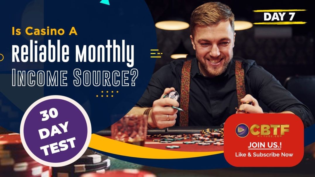 ⁣Day 7: Can Casino Gambling Be a Reliable Monthly Income Source? 30-Day Test