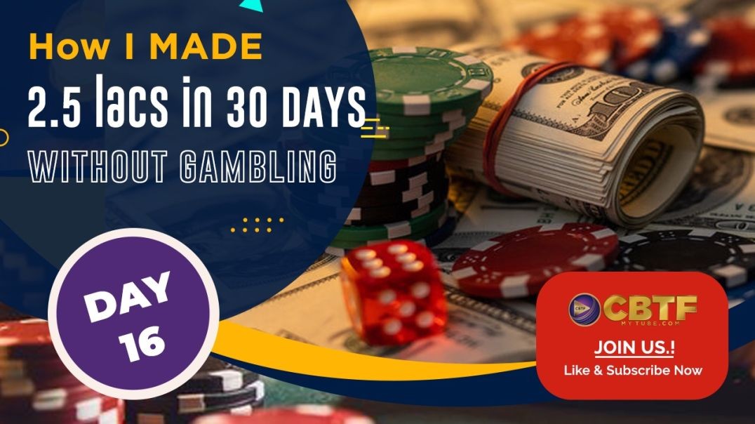 ⁣Day 16: How I Made 2.5+ Lacs in 30 Days WITHOUT Gambling