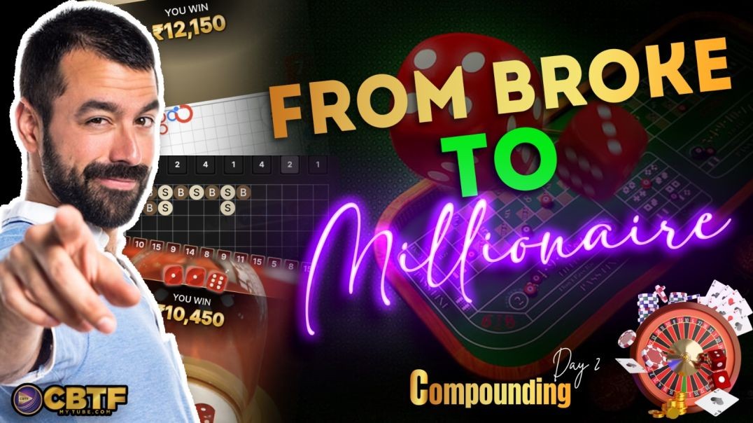 ⁣Day 2 FROM BROKE TO MILLIONAIRE The Casino Compounding Secret They Dont Want You to Know