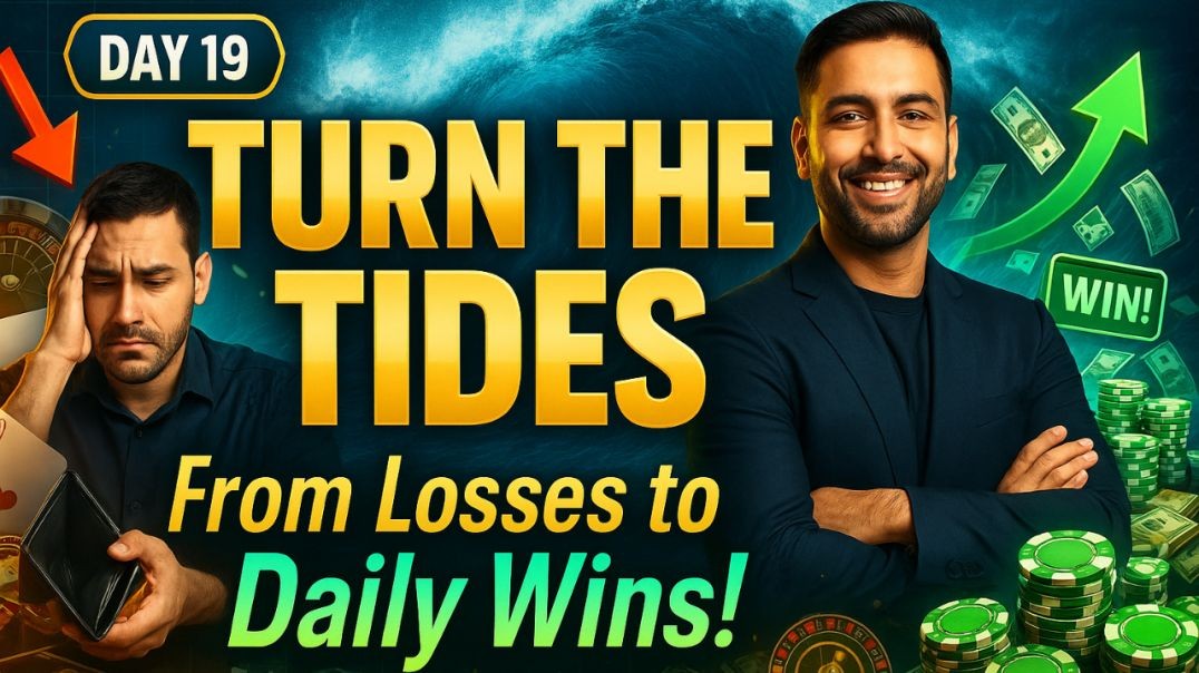 ⁣Day 19: TURN THE TIDES – From Losses to Daily Wins