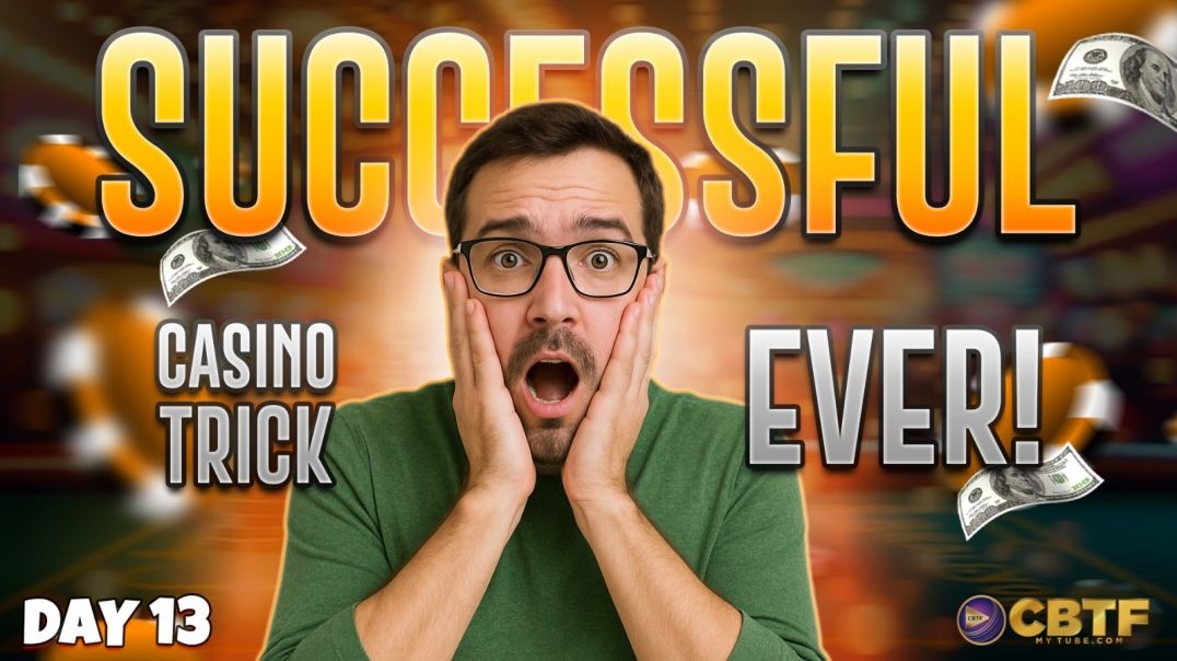 ⁣Day 13: The MOST SUCCESSFUL Casino Trick EVER Revealed!
