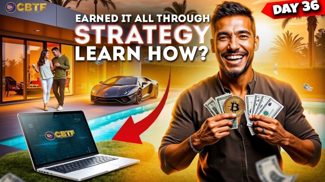 ⁣Day 36: EARNED IT ALL THROUGH STRATEGY – LEARN HOW?