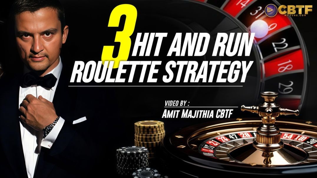 3 Hit & Run Roulette Strategy – 3 Spin Mein Profit, Phir Table Chhodo | Amit Majithia CBTF