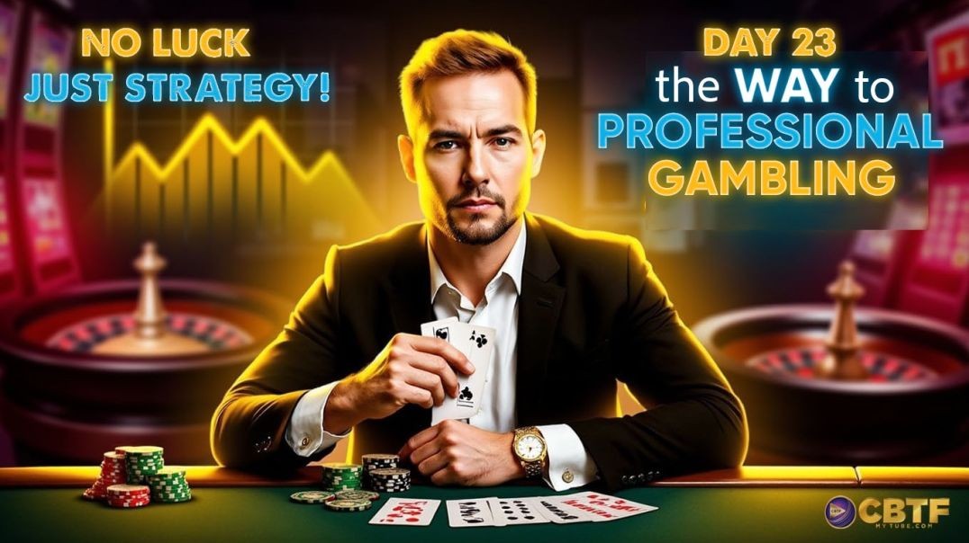 ⁣Day 23: THE WAY TO PROFESSIONAL GAMBLING – No Luck, Just Strategy!