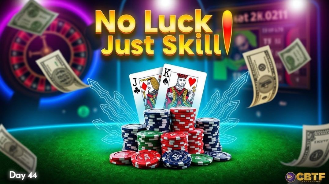 ⁣Day 44 – No Luck, Just Skill 🎯