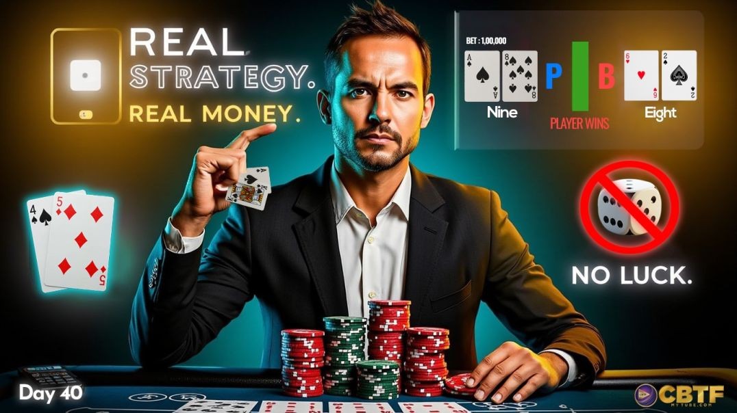 ⁣Day 41: REAL STRATEGY | REAL MONEY - Mastering Poker with Skill Not Luck