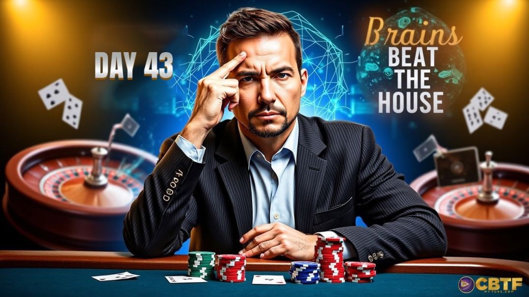 ⁣Day 43: How Brains Can Beat the Casino House