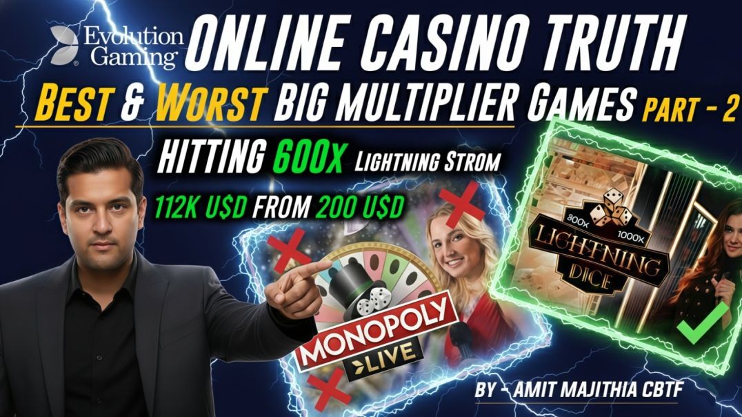 ⁣Big Multiplier Games Of Evolution Part 2 – Worst Vs Best | By Amit Majithia CBTF