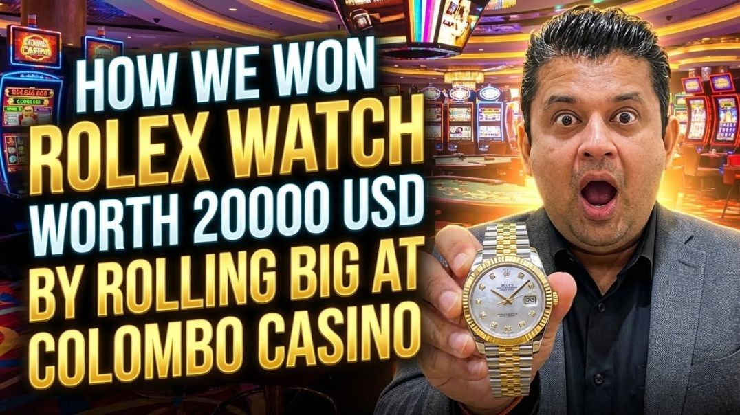 How I Won a $20,000 Rolex at Colombo Casino! | INSANE High Roller Win Explained