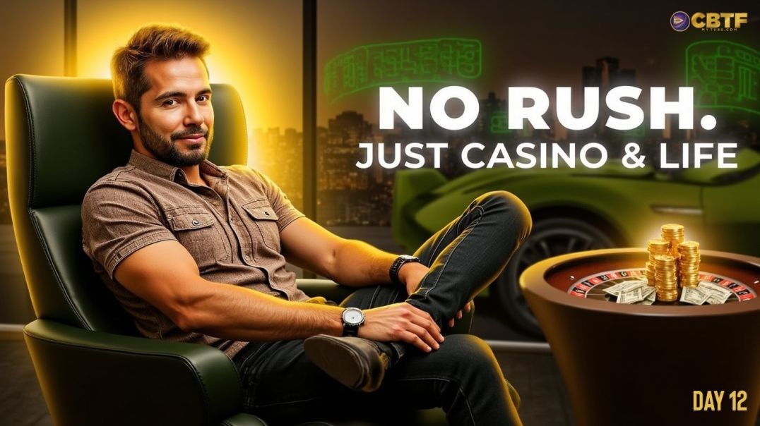 Day 12: No Rush, Just Casino & Life | Compounding Journey | Balance Brings Results