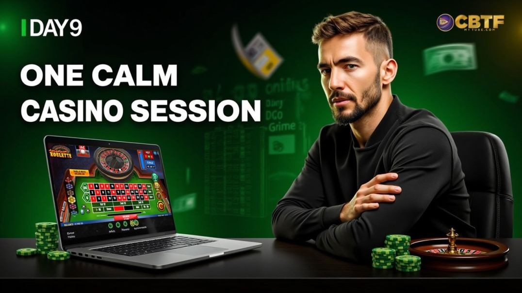 ⁣Day 9: One Calm Casino Session | Compounding Journey | Control Beats Chaos | CBTF