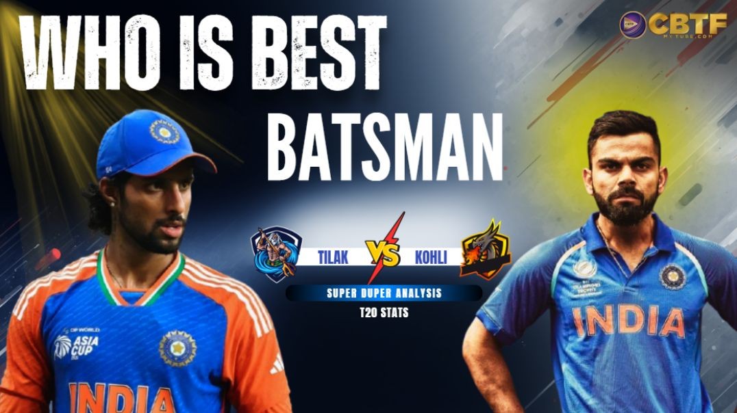 ⁣Tilak Varma vs Virat Kohli Who’s the Better Batsman?