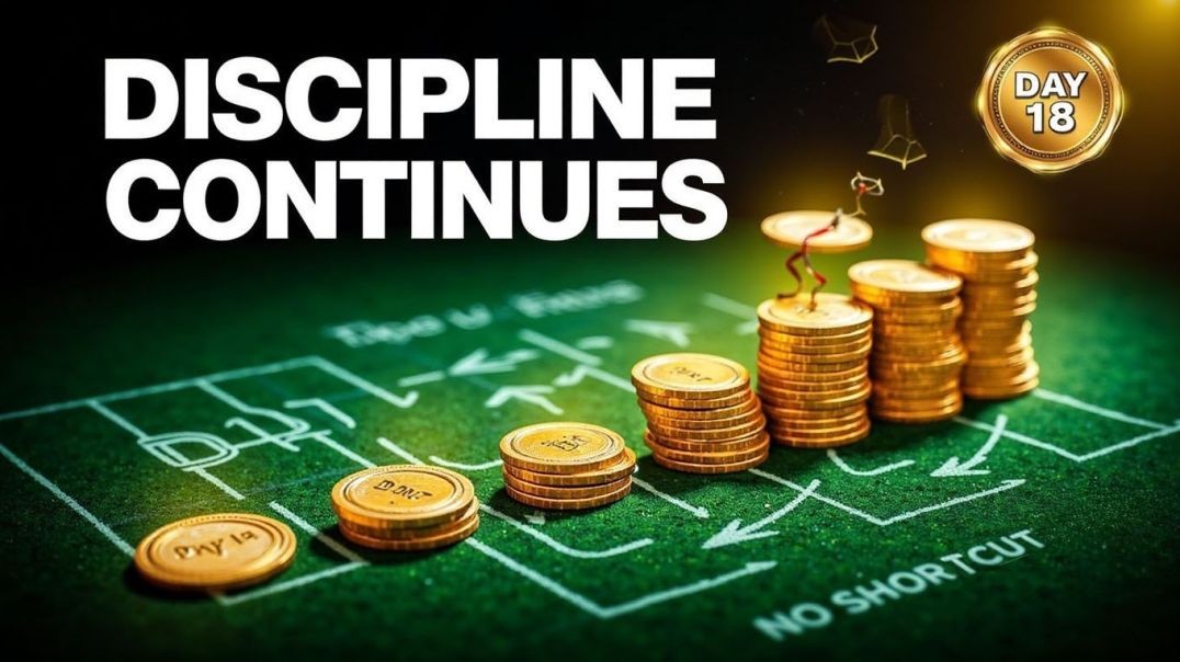 Day 18: Discipline Continues | Compounding | No Shortcuts, Just Process | CBTF