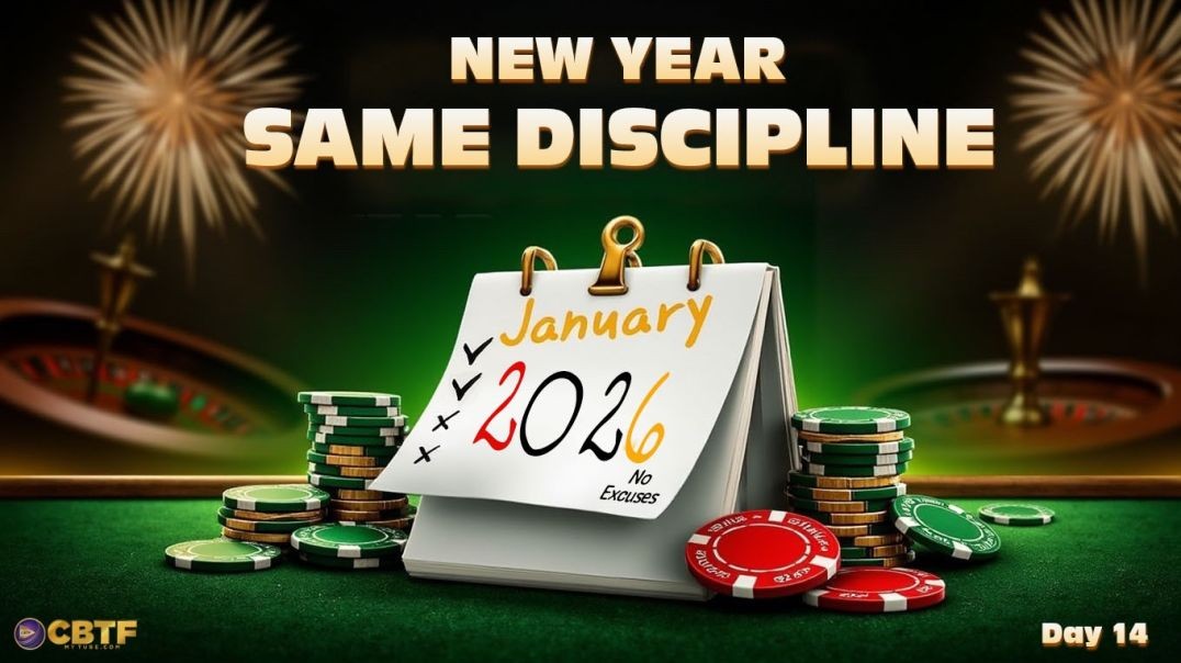 Day 14: New Year, Same Discipline | Compounding Journey | No Excuses, Just Control | CBTF