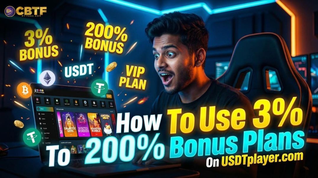 How To Use 3% to 200% Bonus Plans on USDTplayer.com | Full Step-by-Step Guide