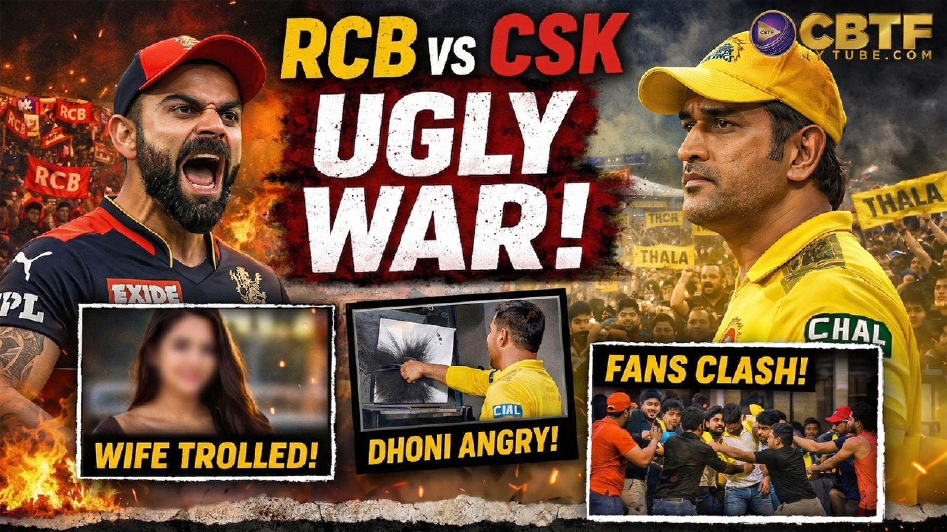 RCB vs CSK Toxic Rivalry EXPOSED! IPL 2026 Controversy, Fan Wars & Dark Side of Cricket